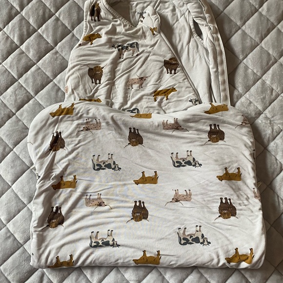 Kyte baby sleep sack size M 1.0 tog cows - Picture 3 of 3